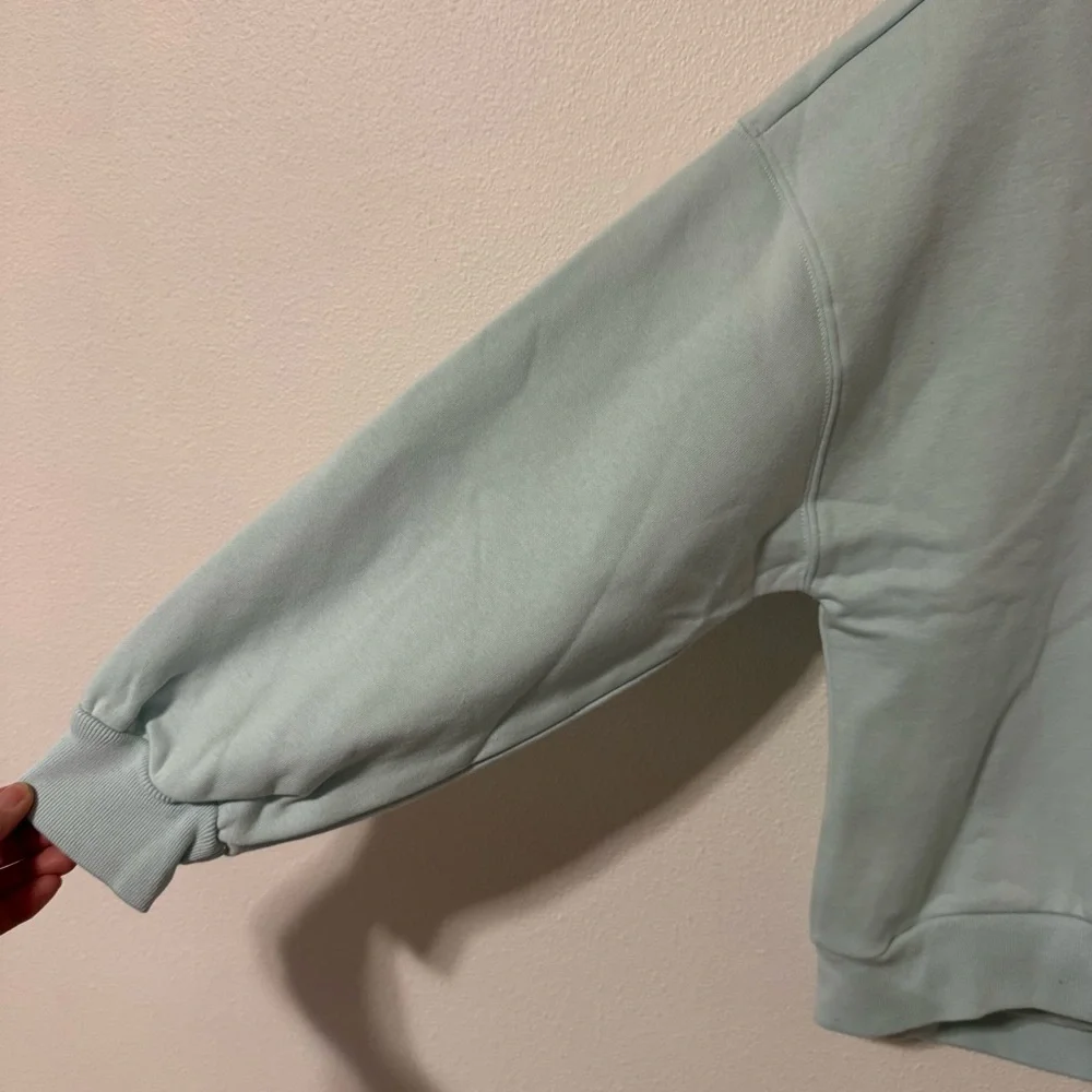 GAP Oversized Wedge Sweatshirt Azul Blue Loungewear Athleisure 2024 NWT-XL/12